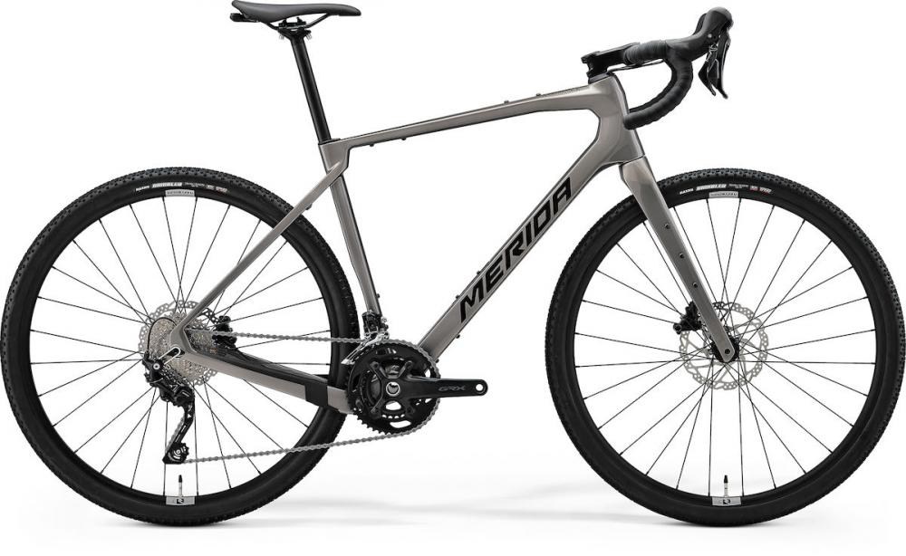 Merida SILEX 4000 Warm Slate Grey (Black) Carbon Gravelbike Größe M, Shimano GRX 2×10-Gang, hydraulische Scheibenbremse
