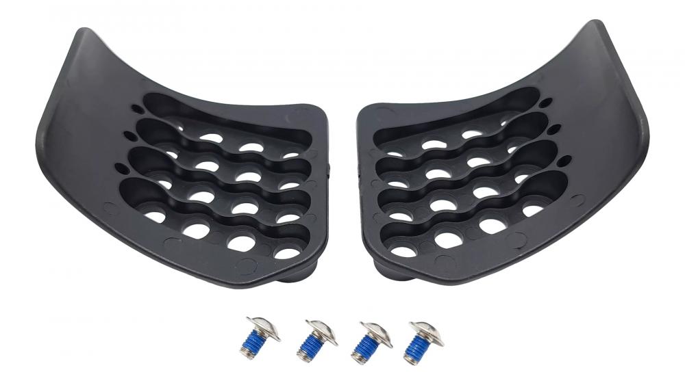 SHIV Disc Armrest Cups Set - Bar Sub Auflagenpolster Links + Rechts mit Montagebolzen - Armauflagen
