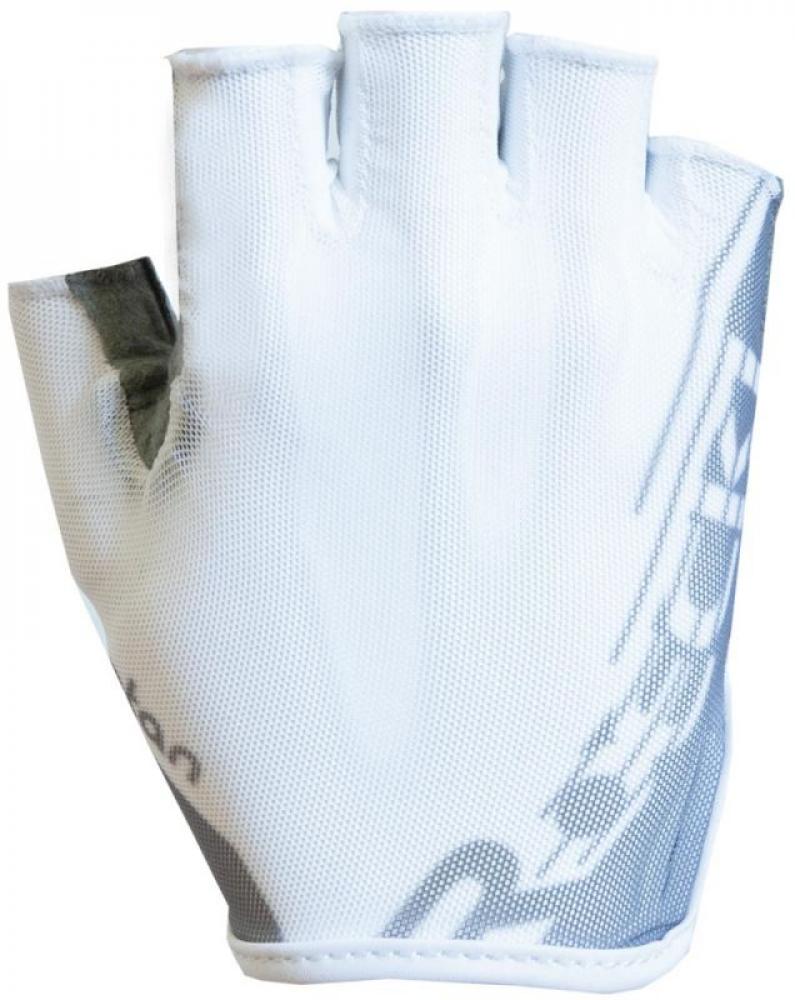 Roeckl Sports Fahrradhandschuh Ilova weiß silber Größe 10