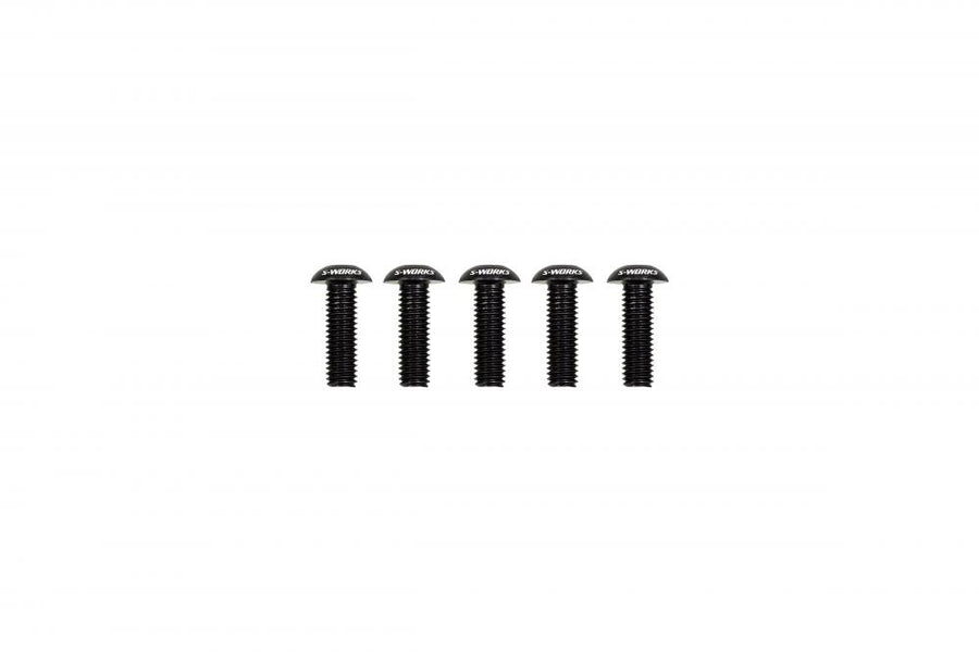 S-WORKS Flaschenhalter Schrauben Set - M5x0.8x16mm Aluminium (5 Stück) - BLT S-WORKS WATER BOTTLE CAGE BOLTS, M5X0.8PX16L, ALLOY (5 PCS)