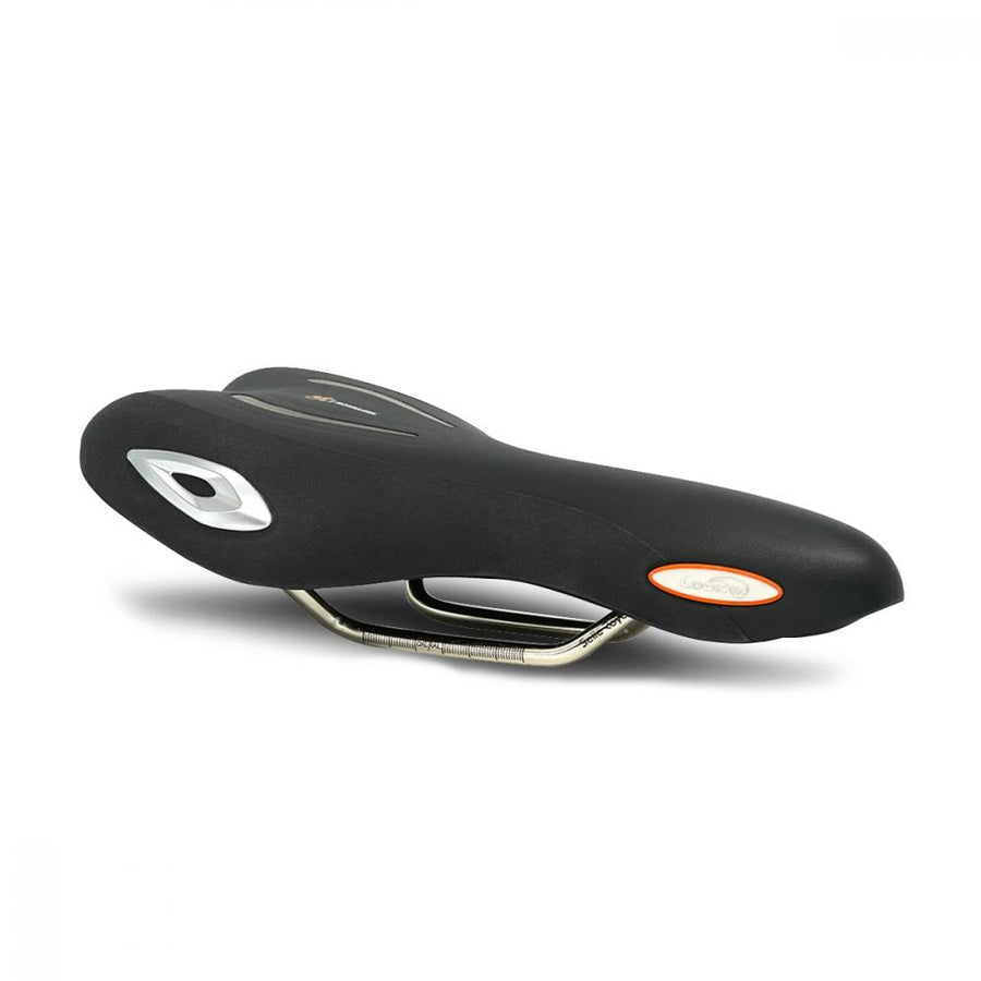 Selle Royal Lookin Athletic Fahrradsattel in Schwarz, komfortabler Unisex City- & Trekking-Sattel.