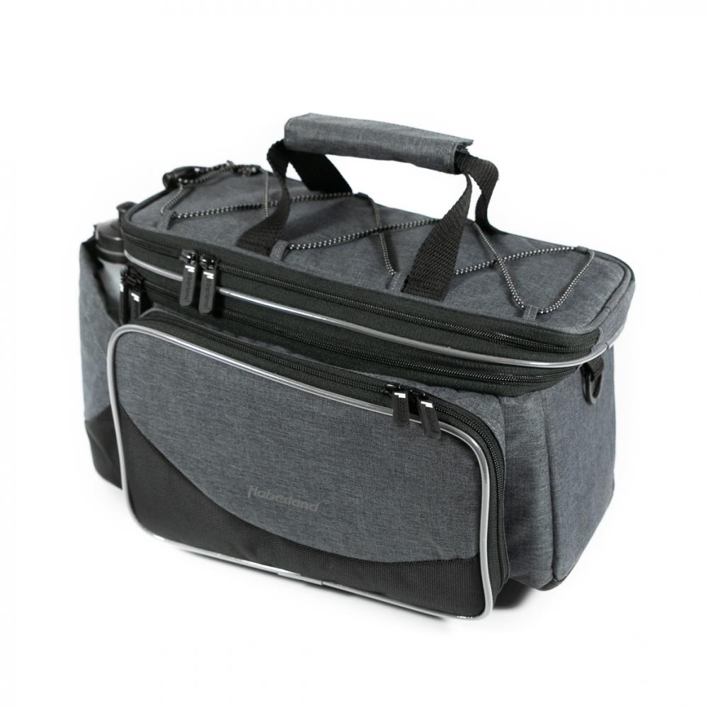 Haberland Gepäckträgeraufsatztasche Flexibag Top beige - flexible Racktime-Hecktasche mit 24 L Volumen