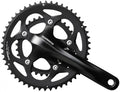 SHIMANO Kurbelgarnitur FC-RS400 10-fach, 175 mm, 50-34 Zähne, 34 Zähne, Schwarz