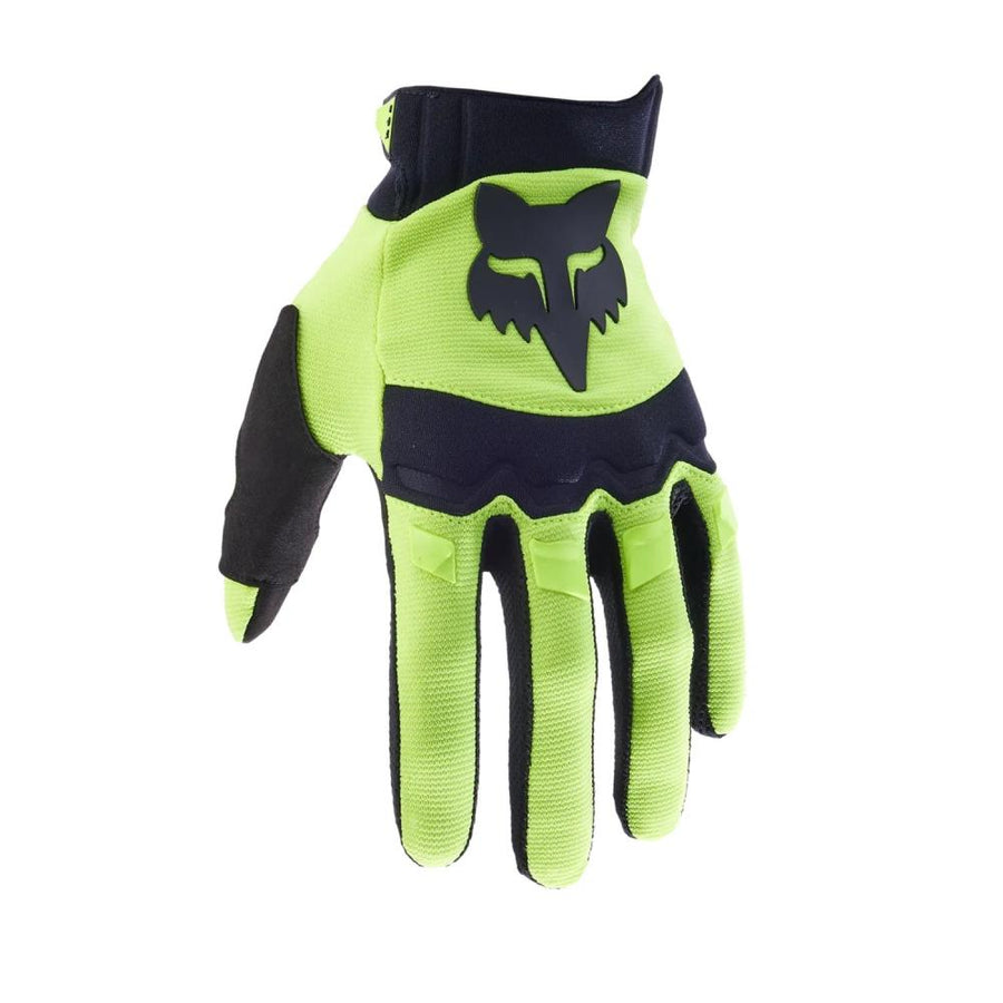 FOX Dirtpaw Vollfingerhandschuhe Gelb S mit TPR-Schutz