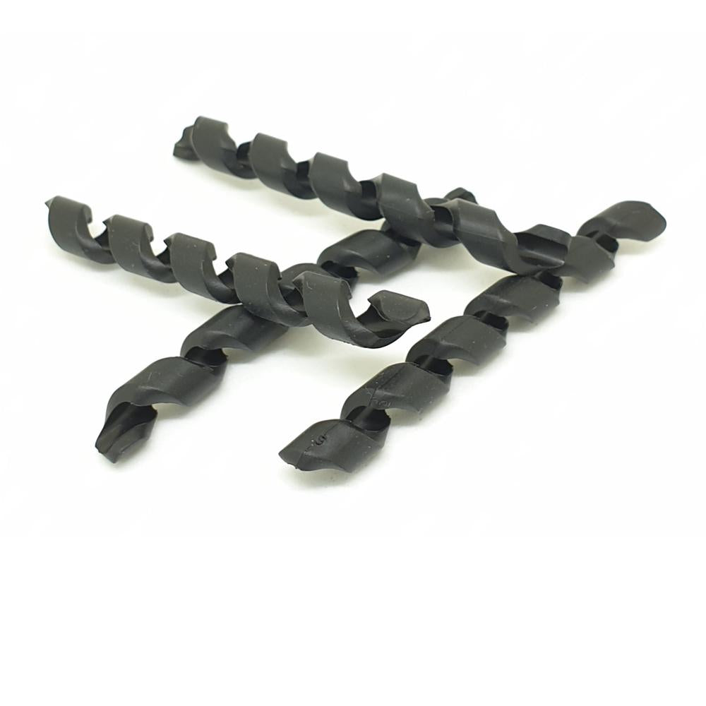 capgo OL Rahmenschutz Außenhüllen Spirale Schwarz Ø 4-5 mm - Schutz für Fahrradzüge
