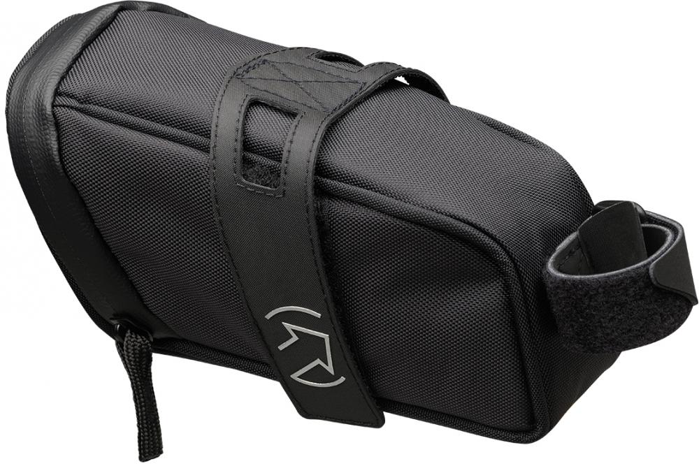 PRO Performance M Satteltasche schwarz, kompakte Fahrradtasche für Werkzeug und Ersatzschlauch.