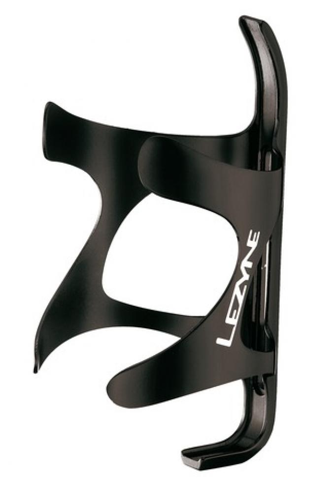 LEZYNE, Flaschenhalter, AL Cage, CNC, Alu. verstellbare Ausrichtung, schwarz--glänzend
