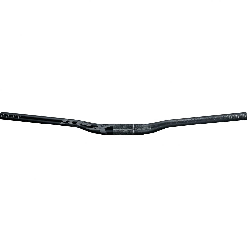 Kfx Low Riser Lenker 31,8 X 700 Mm Schwarz/silber - Carbon-composite Mtb-lenkerbügel Mit Innenliegender Kabelführung