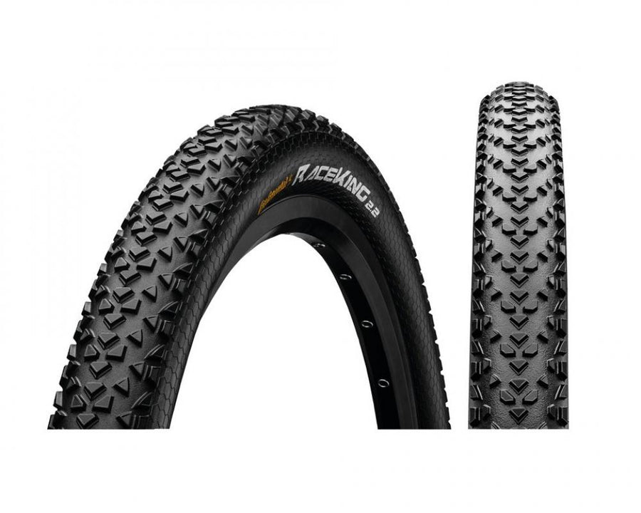 Continental Race King 2.2 Performance MTB Fahrradreifen 29 Zoll schwarz mit griffigem Profil.