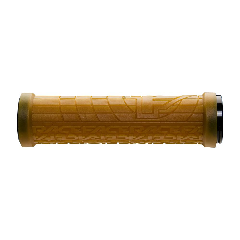 Race Face Grippler Lock-On Griff 33mm in Gummibraun für sicheren Halt und Kontrolle.