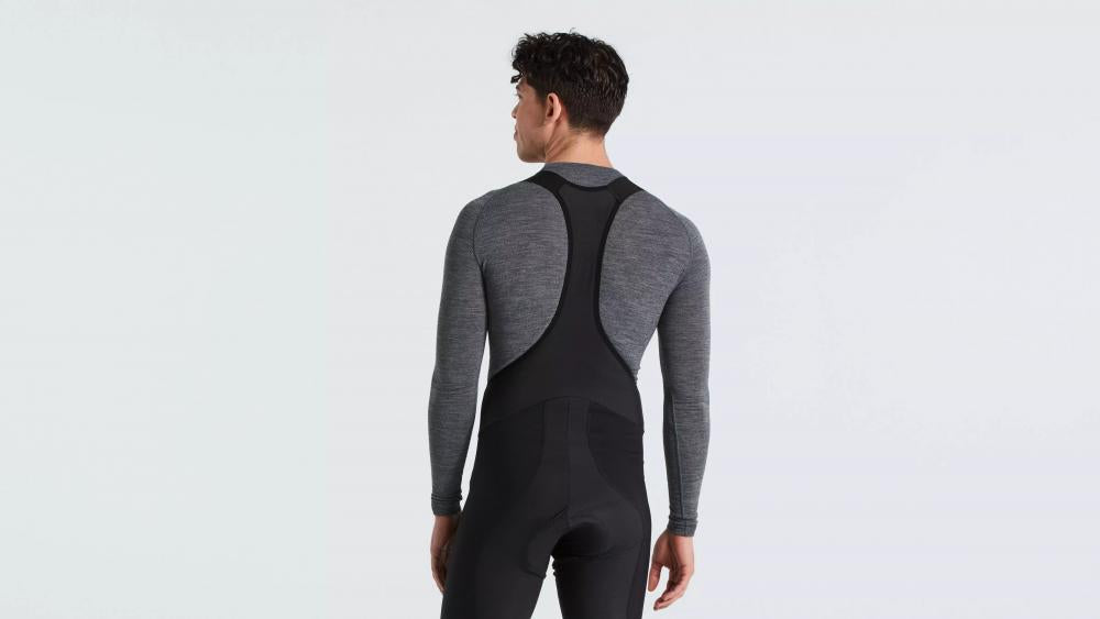 SEAMLESS MERINO BASELAYER LS MEN GRY S/M - Bekleidung