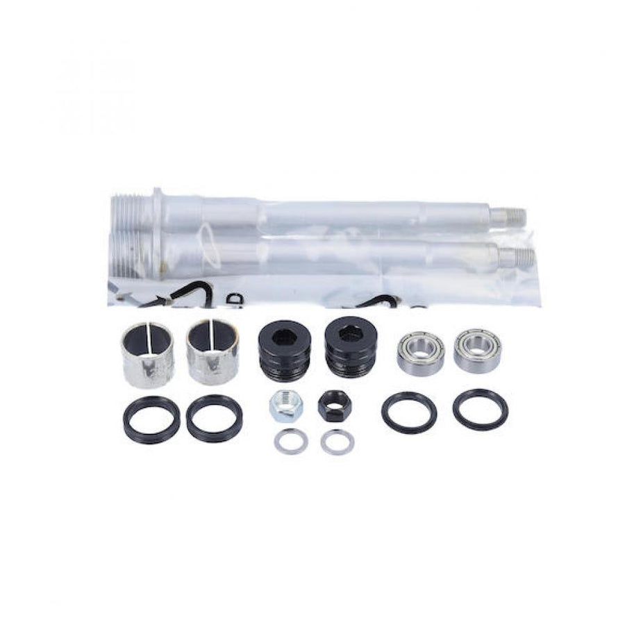 Procraft Rebuild Kit Flat Grip Essential Standard Schwarz/ Silber - schnelle Pedal-Instandsetzung