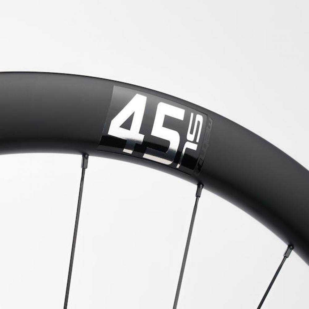 Vision Laufradsatz Metron 45 SL Disc 622x21x45 mm Schwarz/silber - aerodynamischer Carbon-Performance-Satz