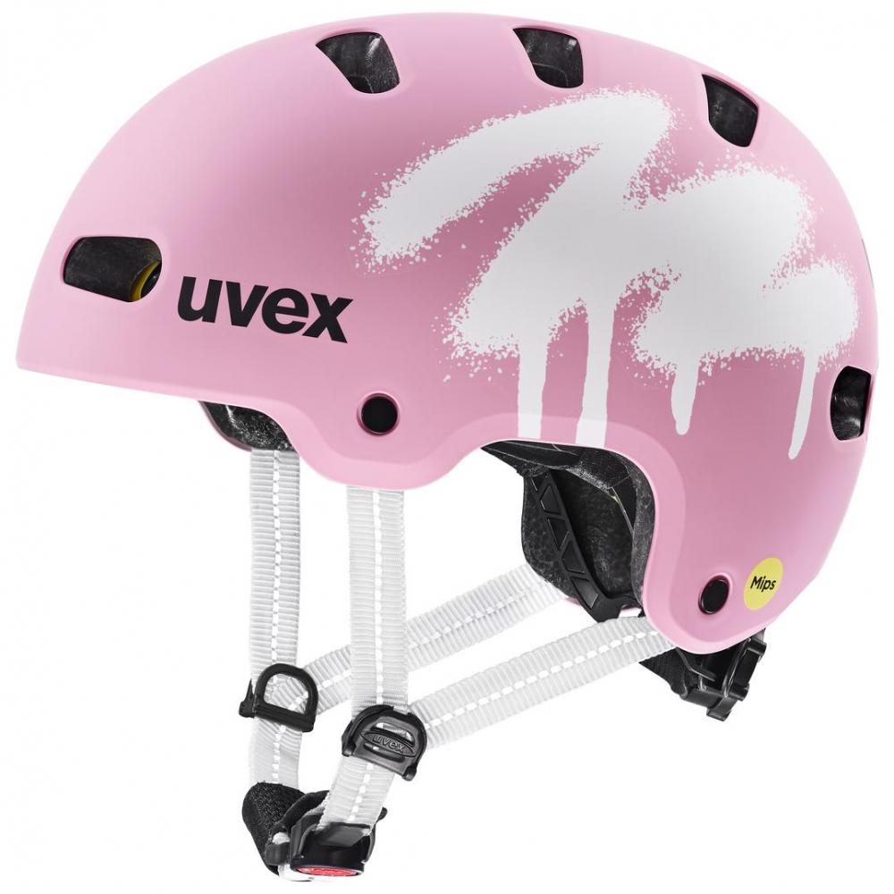 uvex kid 4 style MIPS spray strawberry matt | 51-55