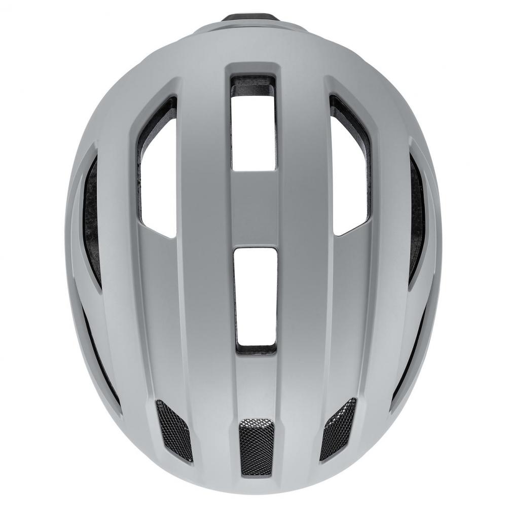 uvex city stride City-Fahrradhelm rhino matt, 59-61 cm, Inmould, 3D IAS, monomatic, FAS-Gurtband, LED