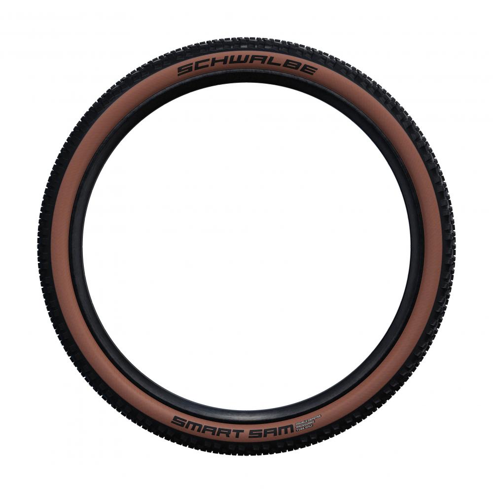 Schwalbe Smart Sam Drahtreifen Perf DD 28x2,6 Zoll (65-622) schwarz, sicherer MTB-Allroundreifen.