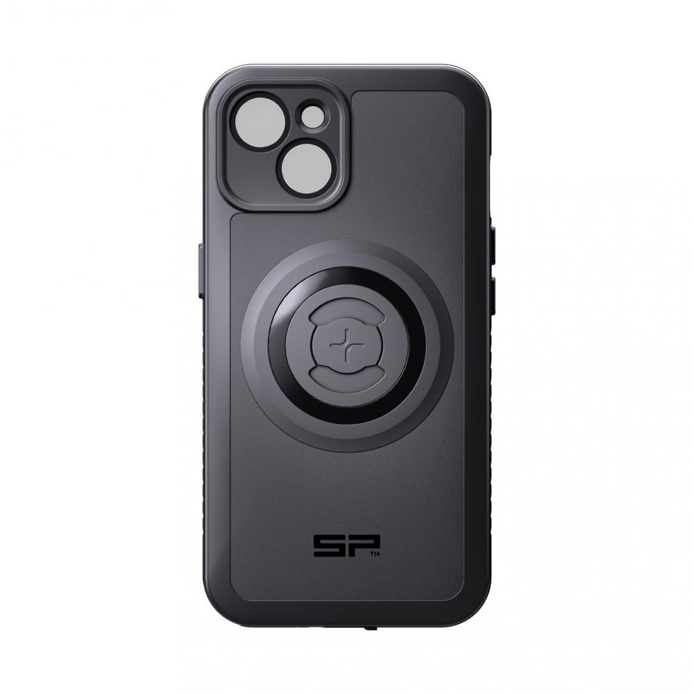 SP Connect SP Phone Case Xtreme für iPhone 14, schwarzes, wasserdichtes Outdoor-Schutzcase mit Halterung.