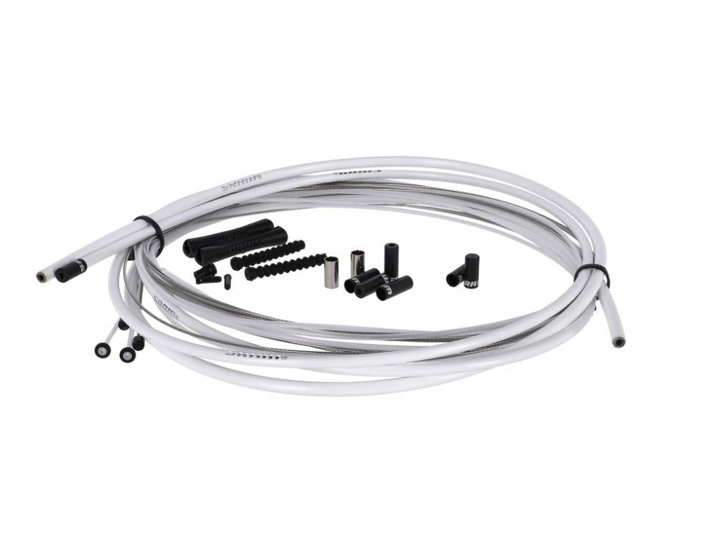 SRAM SlickWire Pro Schalt-/Bremskabel-Kit weiß - präzise Schalt- und Bremsperformance für Rennrad & MTB