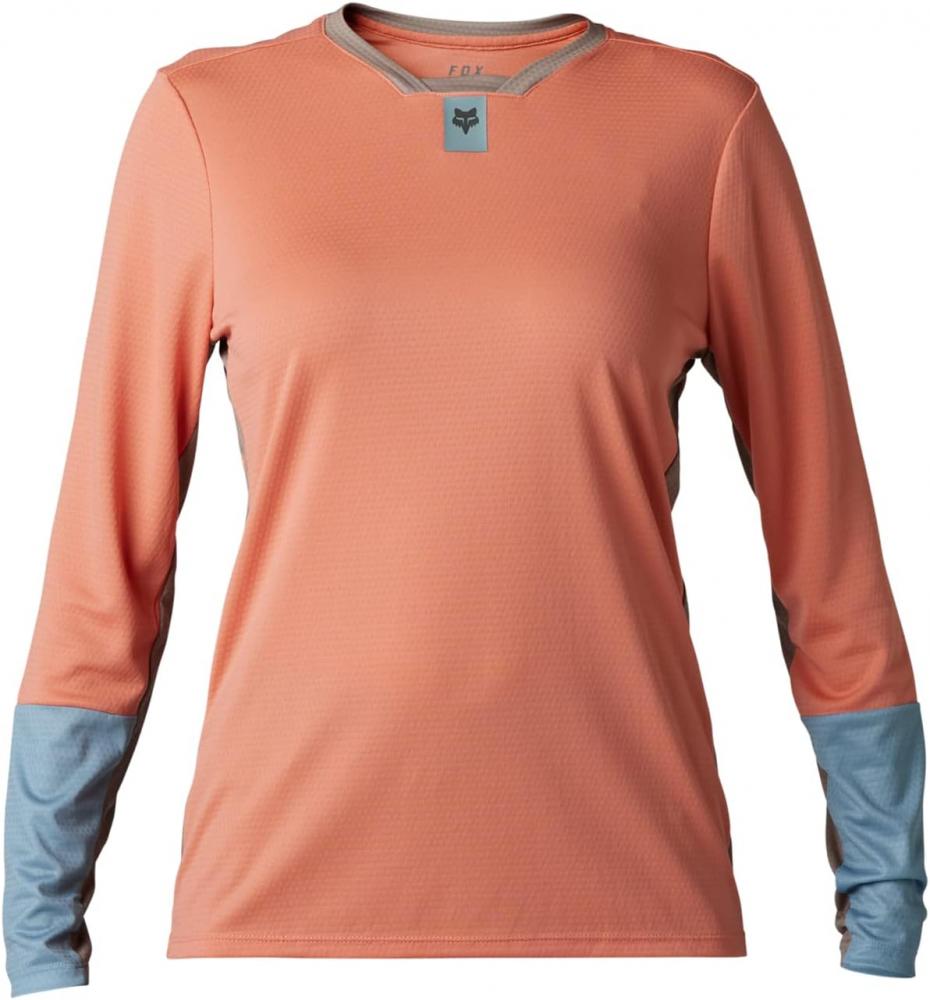FOX Defend Damen MTB-Langarmtrikot L - Salmon mit TruDri
