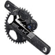 FSA Kurbelgarnitur SL-K Light BB386Evo 1x 175 mm Schwarz - leichte & steife Rennrad-Kurbel