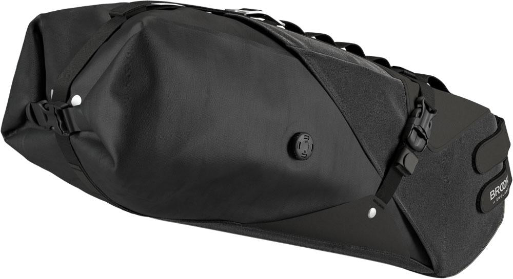 BROOKS Scape Seat Bag Black - wasserdichte Satteltasche 8 Liter aus 600D Polyester mit Hypalon-Details