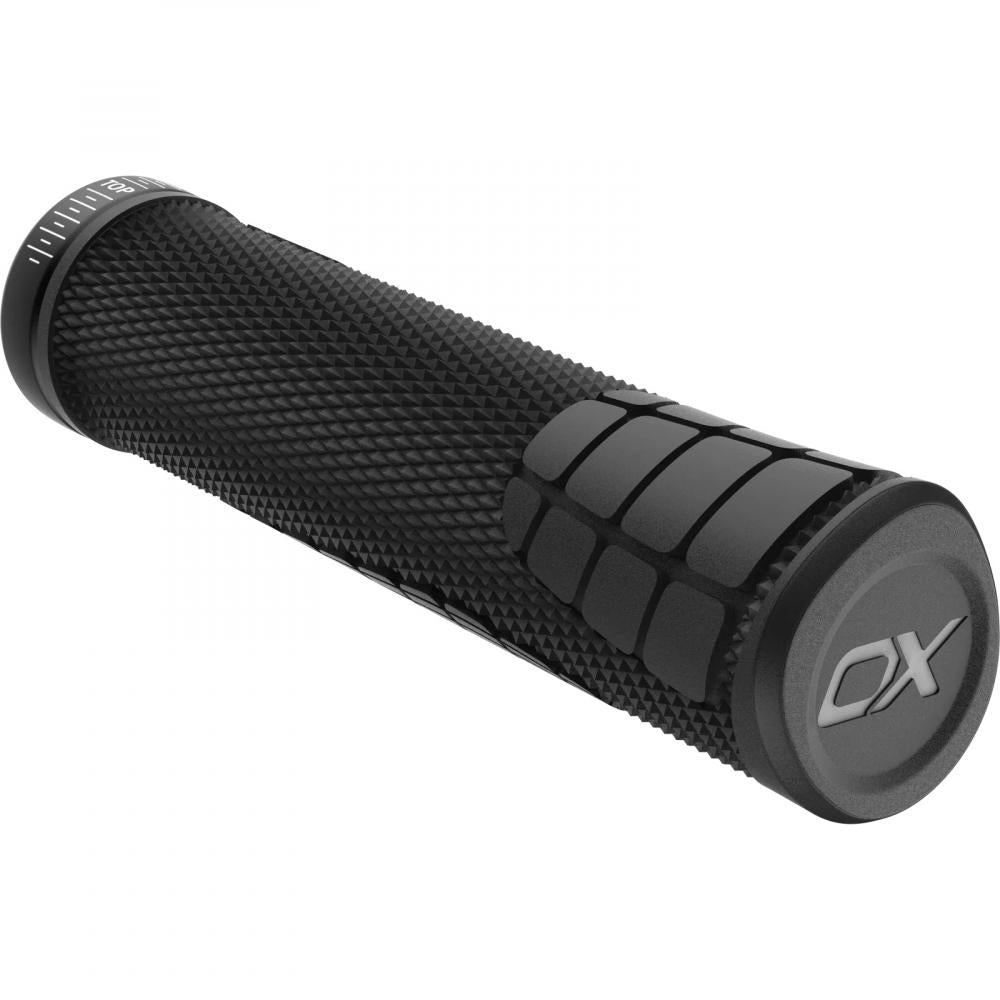 SQlab Lenkergriffe 7OX 2.0 Pro Schwarz - Ergonomische MTB Griffe für maximalen Komfort