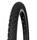 Michelin Country J Drahtreifen 16x1.75 (44-305) schwarz mit Stollenprofil und Reflexstreifen.