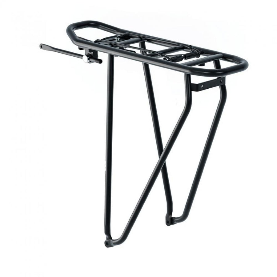 Racktime Gepäckträger Basic 2.0, schwarzer, stabiler Heckgepäckträger für 26 Zoll Fahrräder.