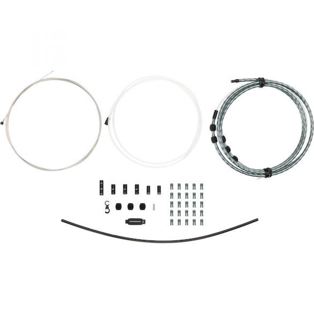 Jagwire Schaltzugset Road & Mountain Elite 1x Grau - leichte, präzise Schaltperformance
