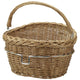 KLICKfix Weidenkorb braun 40x31x30 cm, Naturweide, klappbarer Griff, verchromter Adapterbügel, 18 Liter, für Lenkeradapter, max. 7 kg Belastung