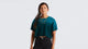 CROP TEE SS WMN TRPTL SPRAY L