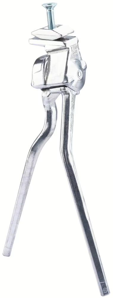 PLETSCHER Zweibeinständer 26 Zoll silber  Aluminium-Druckguss Ständerplatte F15/3, bis 290 mm, max. 35 kg Belastung