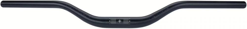 Ergotec 31.8 mm Riser Bar 50 Comfort 720 x 31 - 8 mm Schwarz - Ergono- Sitzposition Level 5 - Lenker