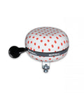 Basil Ding-Dong Klingel Polka Dot white red dots Ø80mm SB-Karte