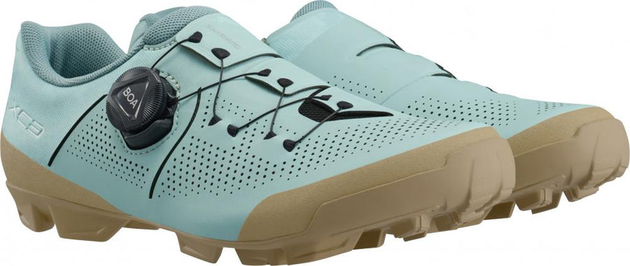 SHIMANO Fahrradschuhe XC302W Damen MTB SPD Größe 37 Blau - frauenspezifischer XC-Schuh