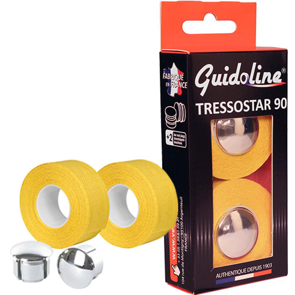 Lenkerband Tressostar 90 Karton Mit Stopfen Baumwolle Gelb