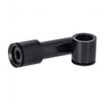 Schwarze RockShox Dämpfer-Montage-Hardware für Fahrrad-Hinterbaudämpfer, 3-teilig, Standard.