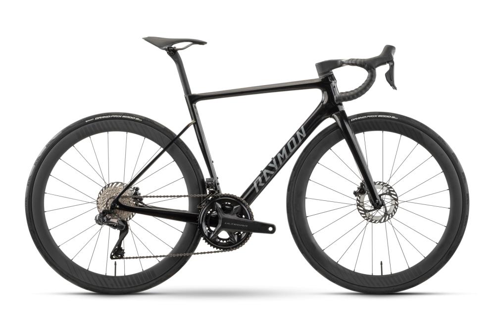 RAYMON Kirana Ultra Carbon-Rennrad Größe 54 - Shimano Ultegra Di2 2 x 12 - Raymon CR45 Carbonlaufräder - micablack