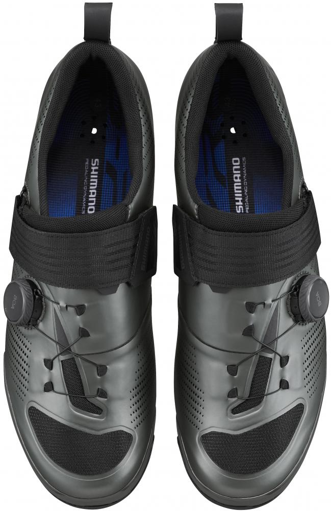 SHIMANO Fahrradschuhe TR903 Herren/Damen Road SPD-SL Fahrradschuhe Größe 48 Grau
