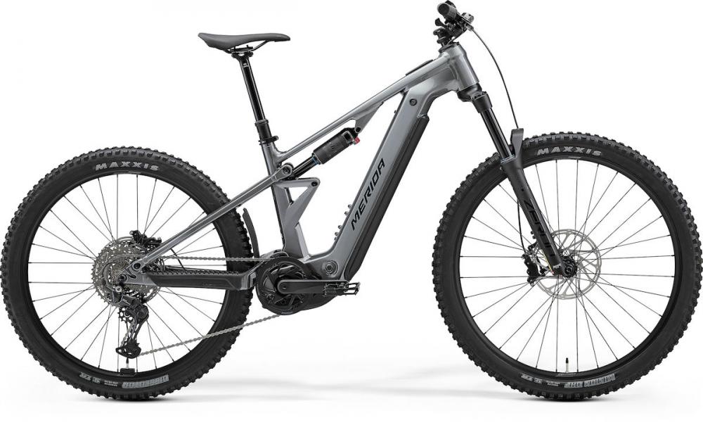 MERIDA ETMO 500 PRO E-Mountainbike Fully M, gunmetal grey black, Bosch CX 100 Nm, 800 Wh Akku, Alu-Fully