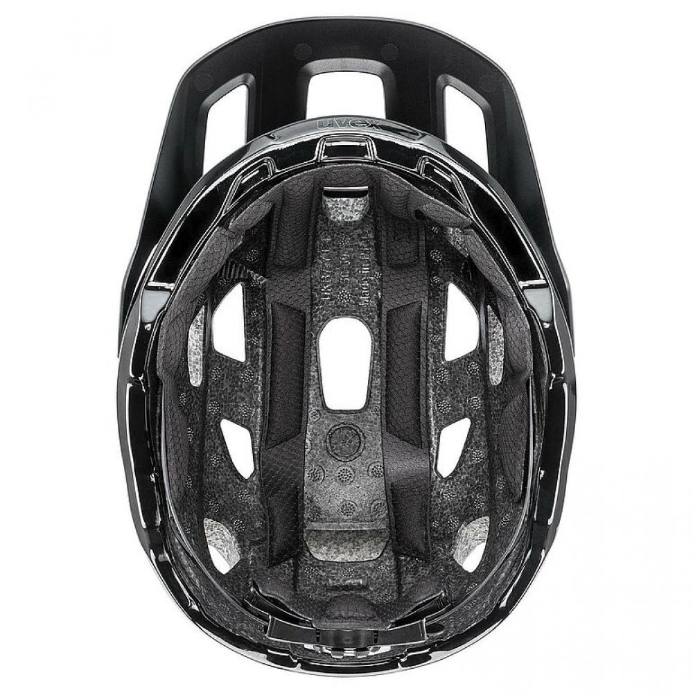 uvex react MTB-Helm black matt 52-56 cm - Leicht, sicher & stylisch, EN 1078 zertifiziert