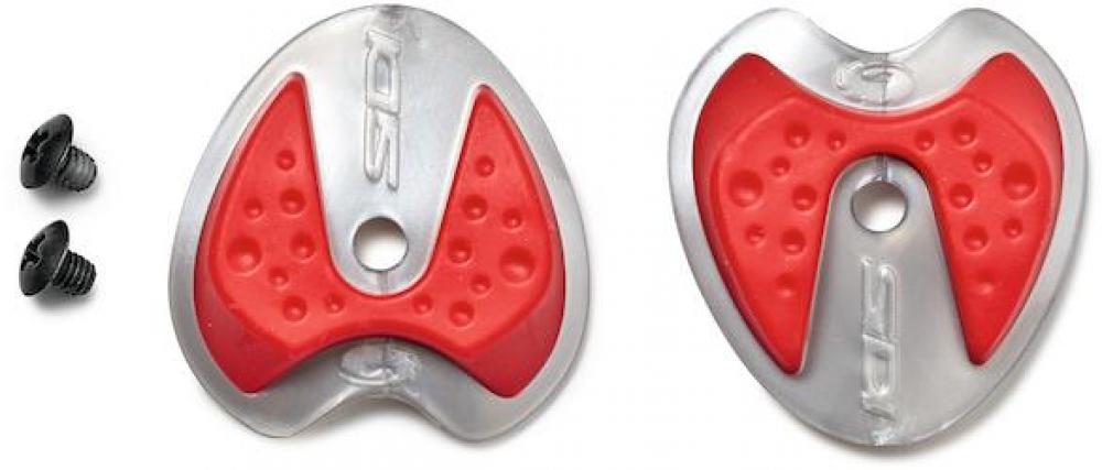Sidi Anti-Slip Heel Ersatzabsätze - Rot/Grau, 1 Paar