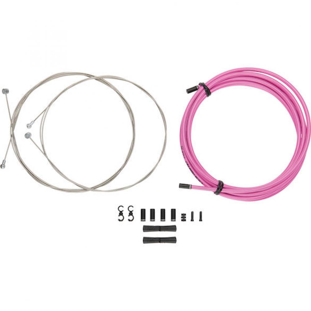 Jagwire Bremszugset Universal Sport [Universalgröße] Pink - präzise Bremsperformance mit Style