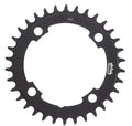Schwarzes FSA Megatooth MTB Kettenblatt 32T, 4-Arm 104mm, für sicheren 1x-Antrieb.