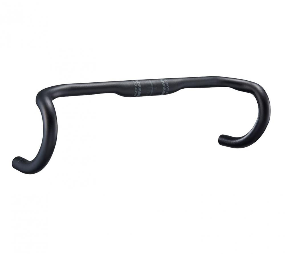 Ritchey Comp Streem Drop Lenker 31,8mm 44cm, Aero-Design, 128mm Drop, 73mm Reach, 5° Backsweep, 2° Flare, interne Zugverlegung, schwarz