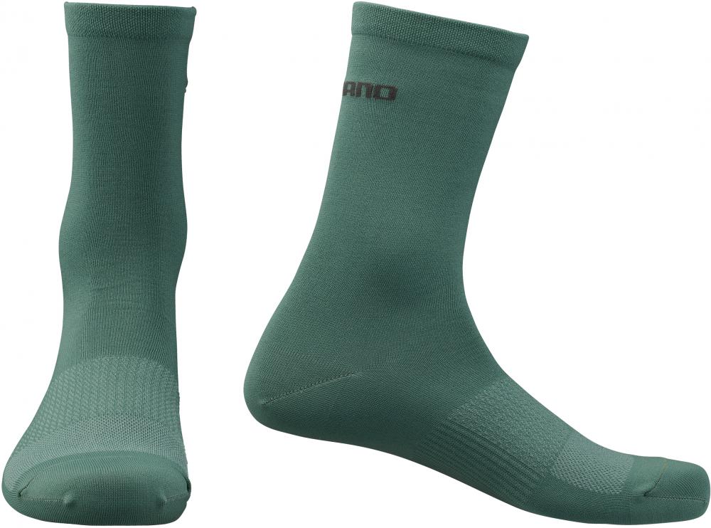 SHIMANO PERFORMANCE SOCKS SAGE GREEN Gr. S/M GREEN - atmungsaktive Radsocken