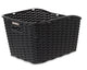 Basil Hinterradkorb Weave WP 42x32x25cm schwarz kunststoffgeflecht