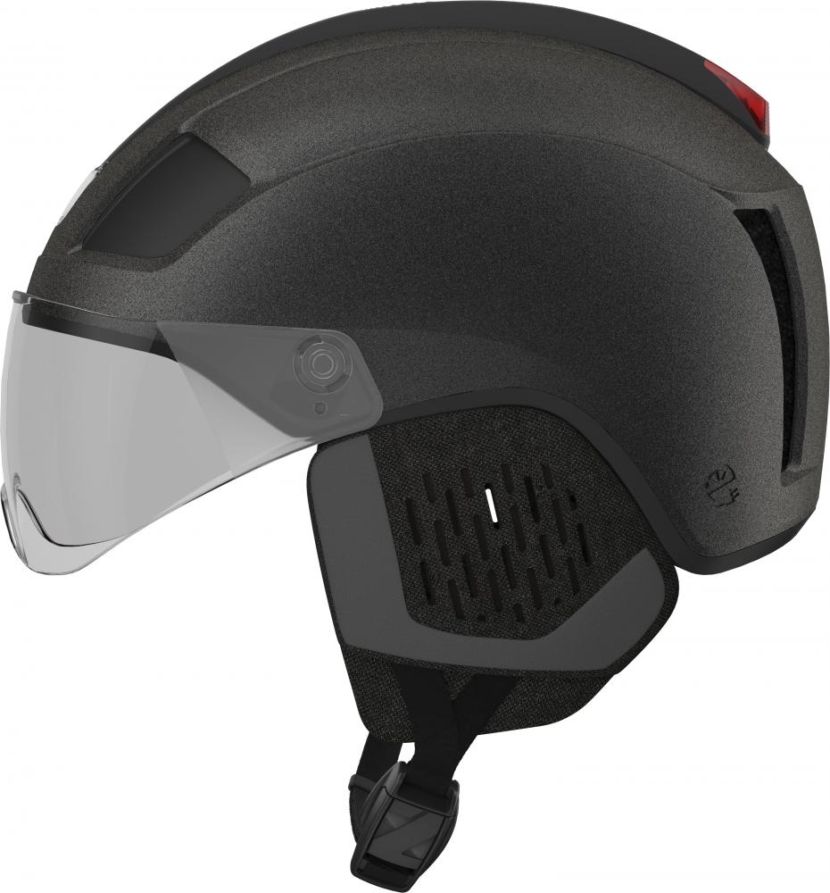 LAZER Helm Nova KinetiCore NTA M Matt Black - Urban/E-Bike Helm mit 360° LED
