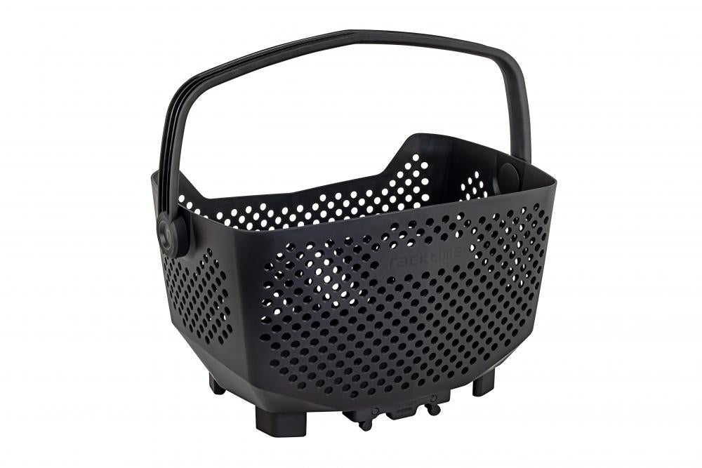 Racktime Korb System Baskit Edge schwarz inklusive Snapit Adapter 43x24x29cm 20 Liter