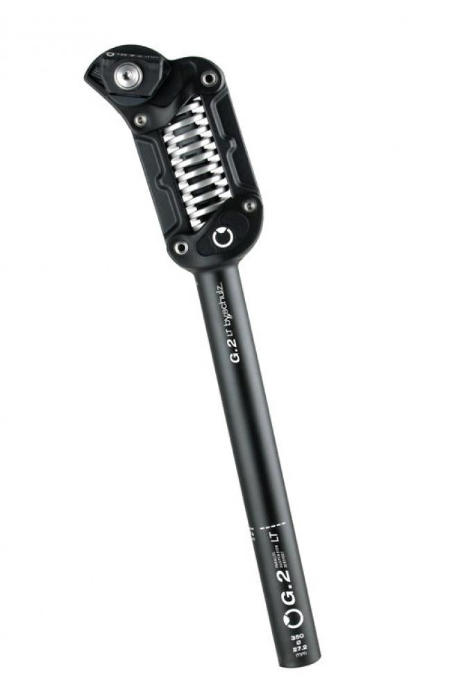 by,schulz Federstütze G.2 LT Medium 27,2 x 380 mm schwarz - komfortable Parallelogramm-Sattelstütze